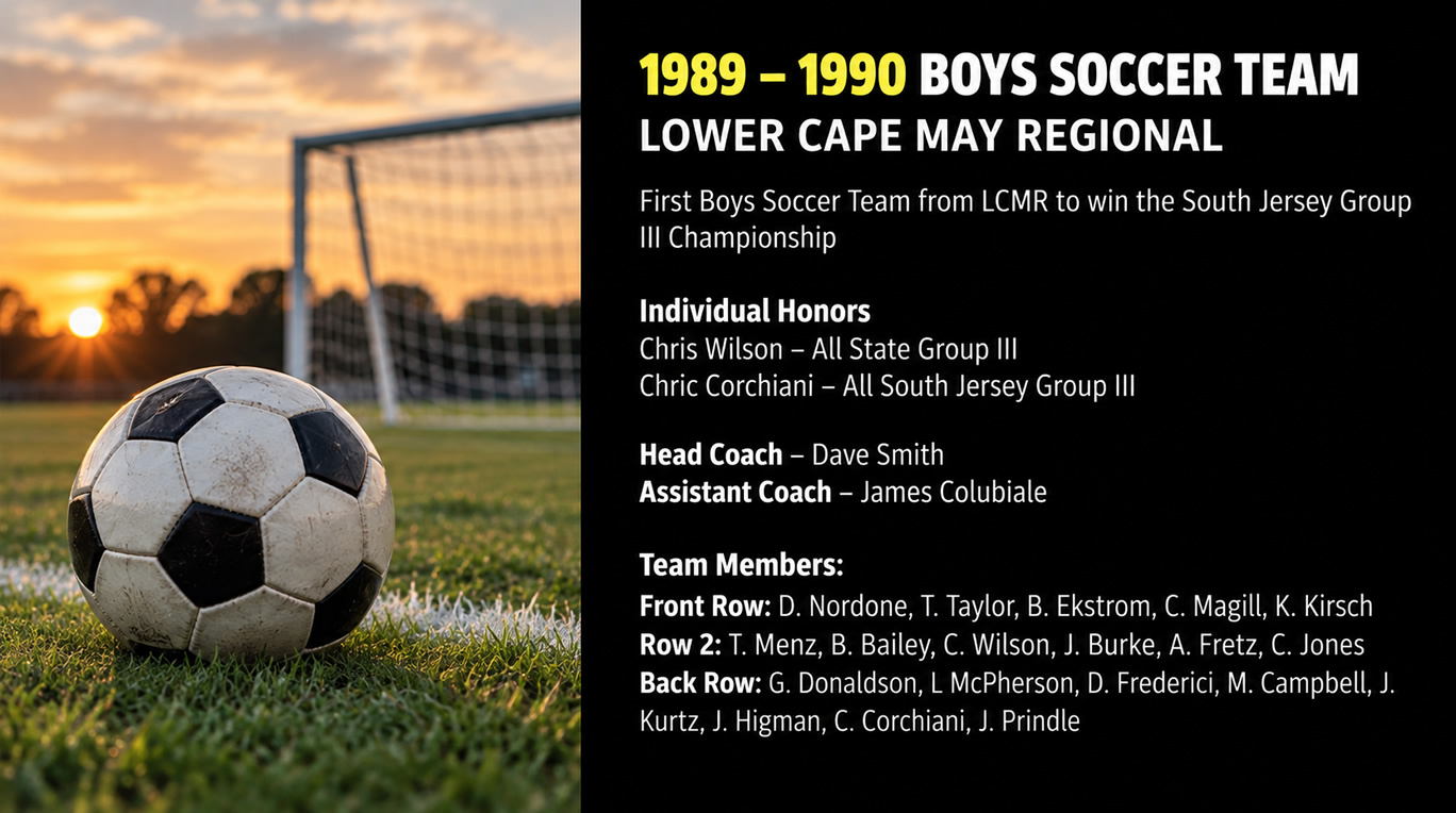 1989 &ndash; 1990 Boys Soccer Team